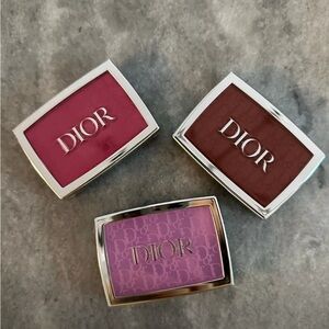 Dior Trio Eyeshadow bundle of 3 pink lilac berry mahogany